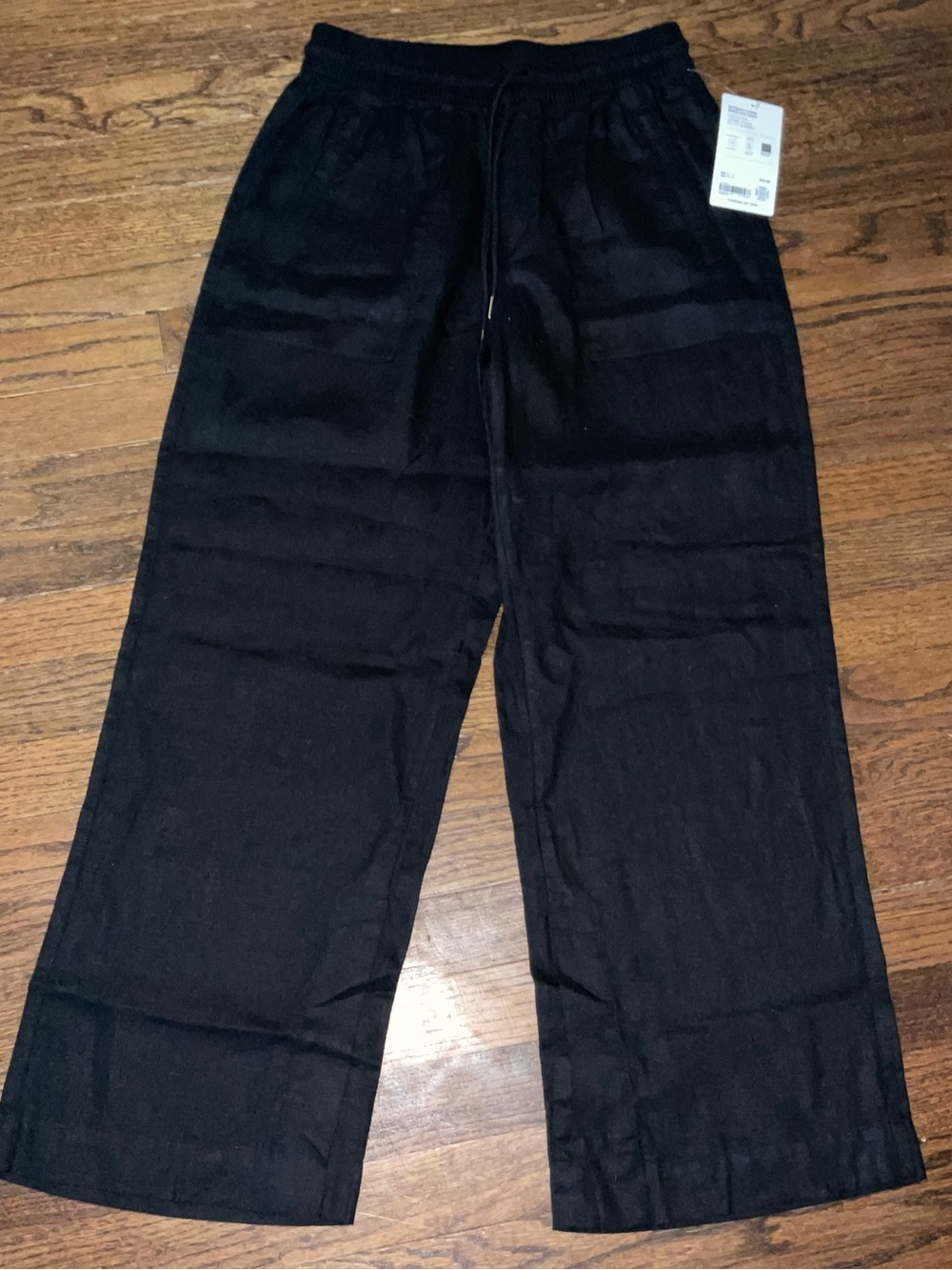 Athleta Black Wide Leg Jogger Sweatpants